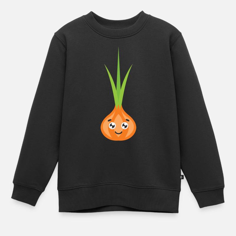 Oignon - Sweat Premium enfant bio - noir