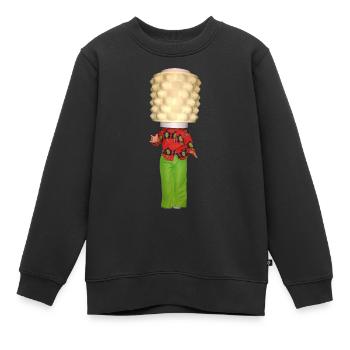 Massage Puppe - Kinder Premium Organic Sweatshirt - Schwarz - Vorne - AI Model Kid Female (0cm)