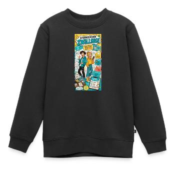 Sternzeichen Zwillinge - Zwei Ideen, sieben Pläne - Kinder Premium Organic Sweatshirt - Schwarz - Vorne - AI Model Kid Female (0cm)