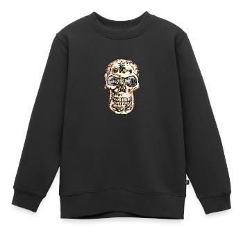 Calavera - Kinder Premium Organic Sweatshirt - Schwarz - Vorne - AI Model Kid Female (0cm)