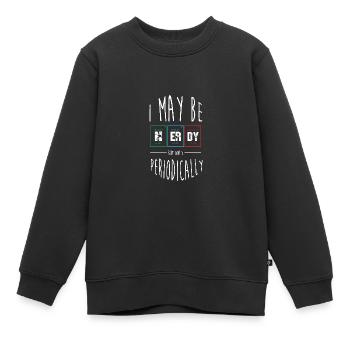 Tableau périodique - Sweat Premium enfant bio - noir - Devant - AI Model Kid Female (0cm)