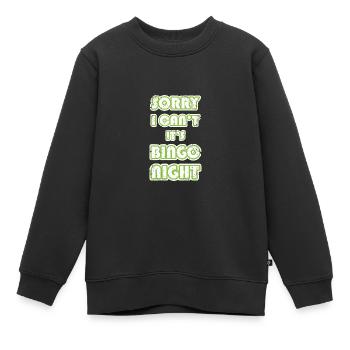 Bingo - Kinder Premium Organic Sweatshirt - Schwarz - Vorne - AI Model Kid Female (0cm)