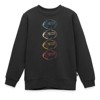 American Football American Vector Pride - Sweat Premium enfant bio - noir - Devant - AI Model Kid Female (0cm)