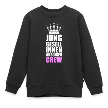 Junggesellinnenabschied Crew - Kinder Premium Organic Sweatshirt - Schwarz - Vorne - AI Model Kid Female (0cm)