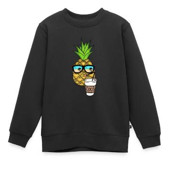 Urlaub - Kinder Premium Organic Sweatshirt - Schwarz - Vorne - AI Model Kid Female (0cm)
