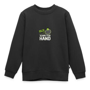 Tennisspieler Tennisspiel Tennis Geschenk - Kinder Premium Organic Sweatshirt - Schwarz - Vorne - AI Model Kid Female (0cm)