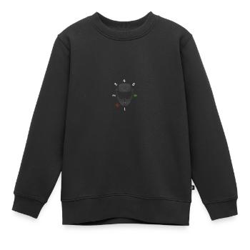 Motorradfahrer Geschenk Motorrad Motorradhelm - Kinder Premium Organic Sweatshirt - Schwarz - Vorne - AI Model Kid Female (0cm)