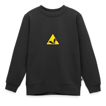 Fussballer Fussballspieler Fussball Sprüche Foul - Kinder Premium Organic Sweatshirt - Schwarz - Vorne - AI Model Kid Female (0cm)