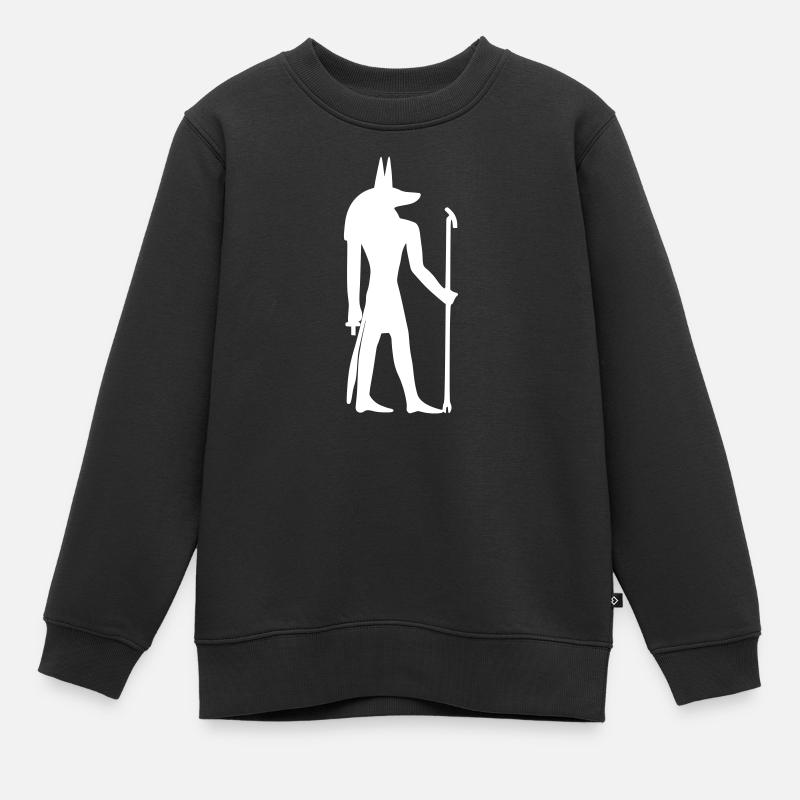 Anubis - Sweat Premium enfant bio - noir