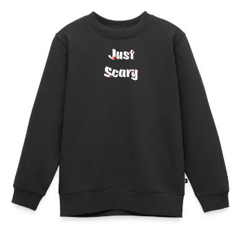 Sprüche, Blutflecken, Halloween Outfit, coole Tees - Kinder Premium Organic Sweatshirt - Schwarz - Vorne - AI Model Kid Female (0cm)