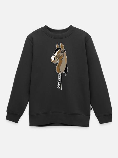 Cheval de loisir - cheval de loisir - cheval de loisir - Sweat Premium enfant bio - noir