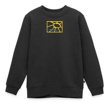 ÉTÉ - Sweat Premium enfant bio - noir - Devant - AI Model Kid Female (0cm)