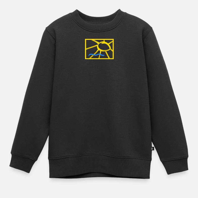 ÉTÉ - Sweat Premium enfant bio - noir