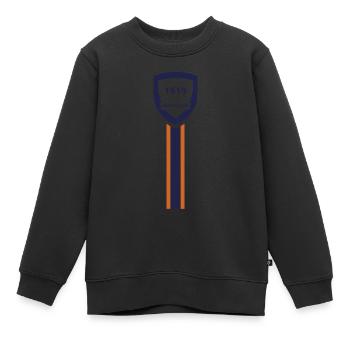 Montpellier Fussballverein - Kinder Premium Organic Sweatshirt - Schwarz - Vorne - AI Model Kid Female (0cm)