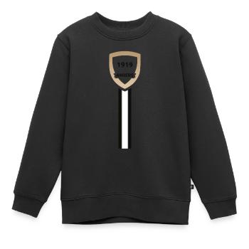 Angers football club - Sweat Premium enfant bio - noir - Devant - AI Model Kid Female (0cm)