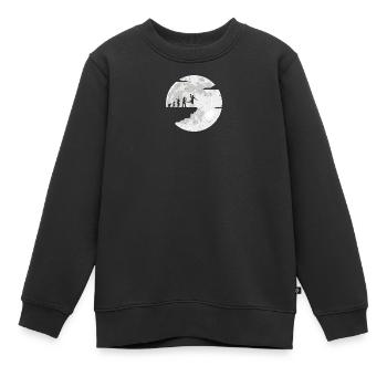 Feier der Mondevolution - Kinder Premium Organic Sweatshirt - Schwarz - Vorne - AI Model Kid Female (0cm)