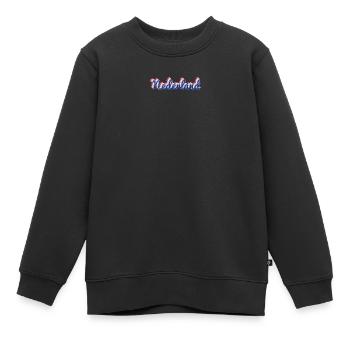 Nederland Script Flagfarben - Kinder Premium Organic Sweatshirt - Schwarz - Vorne - AI Model Kid Female (0cm)