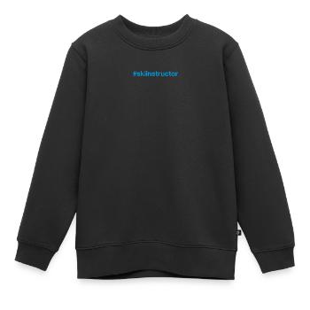 SKI INSTRUCTOR Skilehrer Hashtag - Kinder Premium Organic Sweatshirt - Schwarz - Vorne - AI Model Kid Female (0cm)