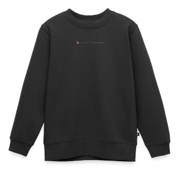 Drapeau du Royaume-Uni - Sweat Premium enfant bio - noir - Devant - AI Model Kid Female (0cm)