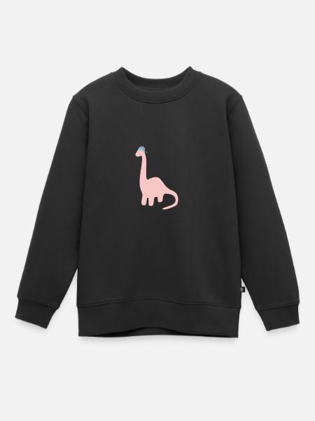Dinosaur - Kids Premium Organic Sweatshirt - black