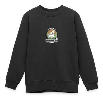 Hobby Horsing Europe | Pro Europe - Sweat Premium enfant bio - noir - Devant - AI Model Kid Female (0cm)