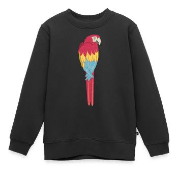 Ara - Sweat Premium enfant bio - noir - Devant - AI Model Kid Female (0cm)