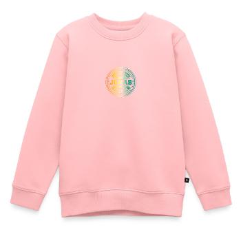 Jonas - Sweat Premium enfant bio - rose - Devant - AI Model Kid Female (0cm)