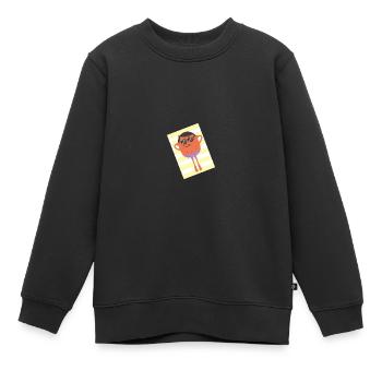 Sommer - Kinder Premium Organic Sweatshirt - Schwarz - Vorne - AI Model Kid Female (0cm)