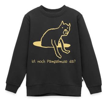 Ist noch Pampelmuse da? - Kinder Premium Organic Sweatshirt - Schwarz - Vorne - AI Model Kid Female (0cm)