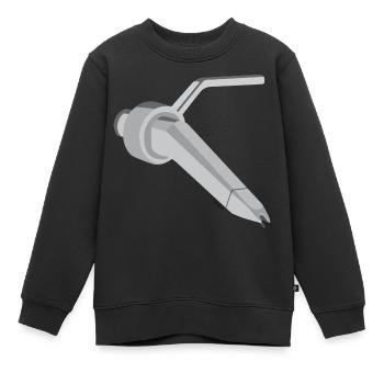 Concorde - Kids Premium Organic Sweatshirt - black - Front - AI Model Kid Female (0cm)