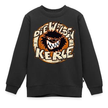 Die Wilden Kerle Est. 2000 Retro - Kinder Premium Organic Sweatshirt - Schwarz - Vorne - AI Model Kid Female (0cm)