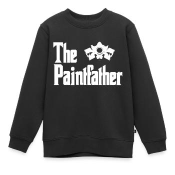 Peintre de véhicules Peintre de véhicules Peintre de voitures - Sweat Premium enfant bio - noir - Devant - AI Model Kid Female (0cm)