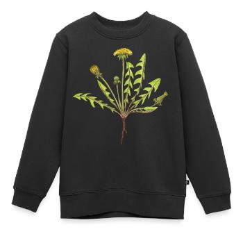 Löwenzahn - Kinder Premium Organic Sweatshirt - Schwarz - Vorne - AI Model Kid Female (0cm)