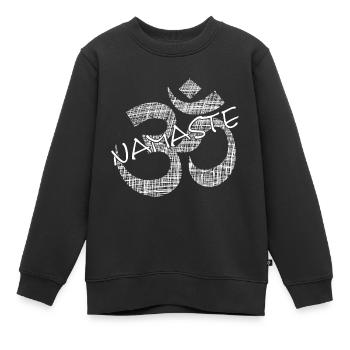 Yoga Namaste - Kinder Premium Organic Sweatshirt - Schwarz - Vorne - AI Model Kid Female (0cm)