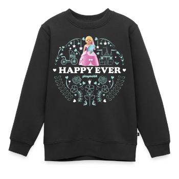 Playmobil Happy Ever Design De La Princesse - Sweat Premium enfant bio - noir - Devant - AI Model Kid Female (0cm)