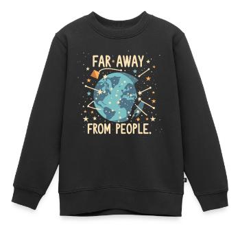 Planet - Kinder Premium Organic Sweatshirt - Schwarz - Vorne - AI Model Kid Female (0cm)