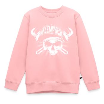 Plombier - Sweat Premium enfant bio - rose - Devant - AI Model Kid Female (0cm)