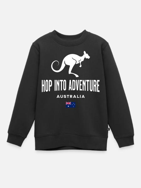 Australia - Kids Premium Organic Sweatshirt - black