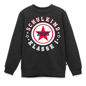 Enfant scolaire 2026 - Inscription scolaire - Classe 1re - Sweat Premium enfant bio - noir - Devant - AI Model Kid Female (0cm)