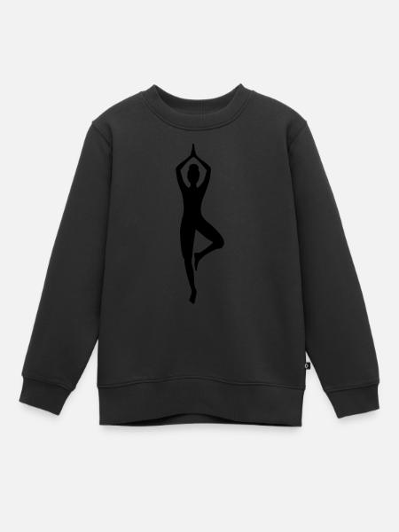 Yoga - Yoga - Pilates - Power Yoga - Femme - 1C - Sweat Premium enfant bio - noir