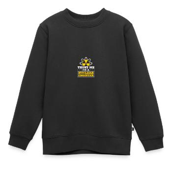Nuklearmedizin Radioaktiver Nuklearingenieur - Kinder Premium Organic Sweatshirt - Schwarz - Vorne - AI Model Kid Female (0cm)
