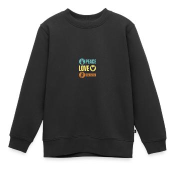 Euphonium baryton en laiton profond - Sweat Premium enfant bio - noir - Devant - AI Model Kid Female (0cm)
