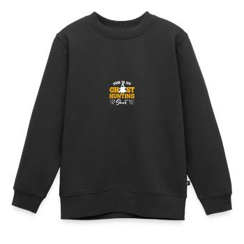 Paranormaler Ermittler Geisterjäger - Kinder Premium Organic Sweatshirt - Schwarz - Vorne - AI Model Kid Female (0cm)