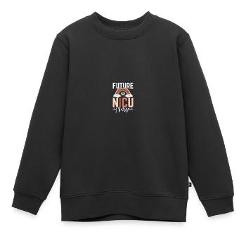 Soeur de l’USIN - Sweat Premium enfant bio - noir - Devant - AI Model Kid Female (0cm)
