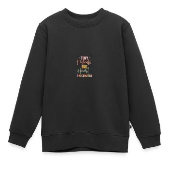 Soeur de l’USIN - Sweat Premium enfant bio - noir - Devant - AI Model Kid Female (0cm)
