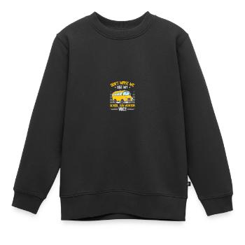 Schulbus-Monitor - Kinder Premium Organic Sweatshirt - Schwarz - Vorne - AI Model Kid Female (0cm)