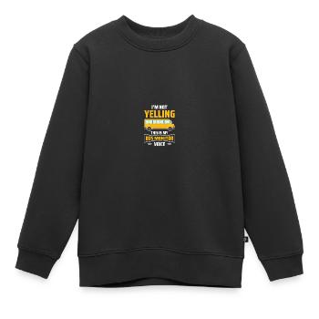 Schulbus-Monitor - Kinder Premium Organic Sweatshirt - Schwarz - Vorne - AI Model Kid Female (0cm)