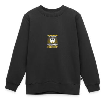 Journée d’excursion de l’enseignant sur le terrain - Sweat Premium enfant bio - noir - Devant - AI Model Kid Female (0cm)