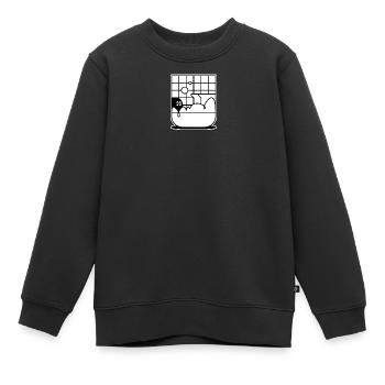 Tub Thug - Kinder Premium Organic Sweatshirt - Schwarz - Vorne - AI Model Kid Female (0cm)