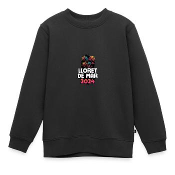 Lloret De Mar 2024 Urlaub Reise Bunt - Kinder Premium Organic Sweatshirt - Schwarz - Vorne - AI Model Kid Female (0cm)